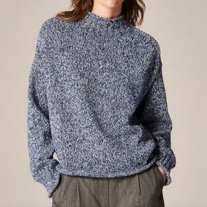 J.Crew Marled 2025 Rollneck™ Sweater in Blue
